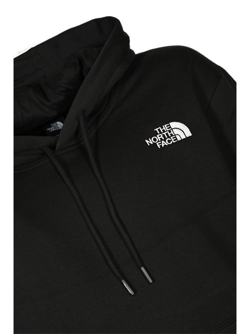 Felpa Essential con cappuccio in cotone nero The North Face | NF0A89ESJK3